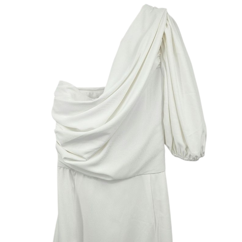 Amanda Uprichard Bexley Maxi Dress One Shoulder Long Evening‎ Gown Sz M - Picture 11 of 14
